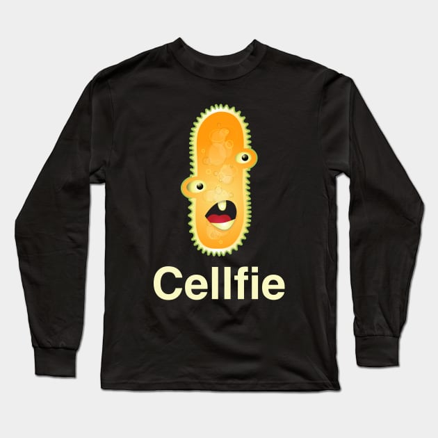 Silly Cellfie Medical Laboratory Scientist Tech Long Sleeve T-Shirt by DanielLiamGill